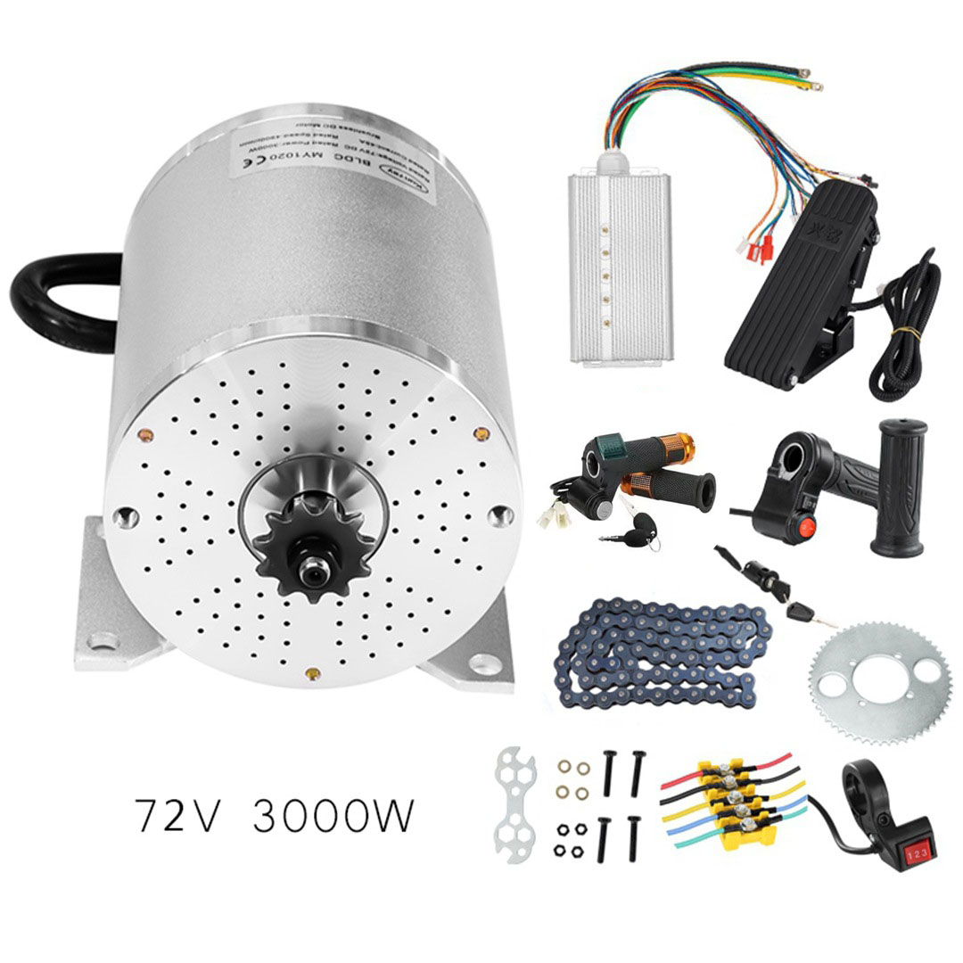 Zestaw do konwersji motocykla  – Electric Motorcycle Conversion Kit 72V recenzja i cena